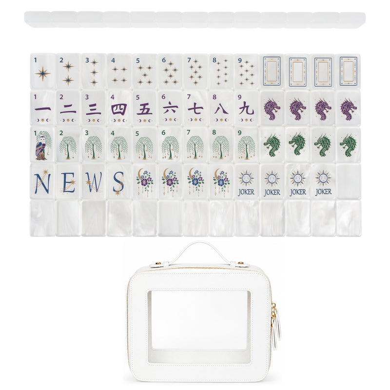Celestial Pearl Collection American Mahjong Tile Set (160pc)