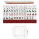 Holiday Red Christmas Collection American Mahjong Tile Set (160pc)