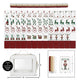 Holiday Red Christmas Collection American Mahjong Tile Set (160pc)