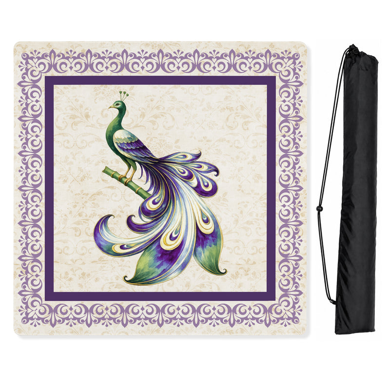 Purple Classic Collection Mahjong Mat for Table - Shipped Rolled