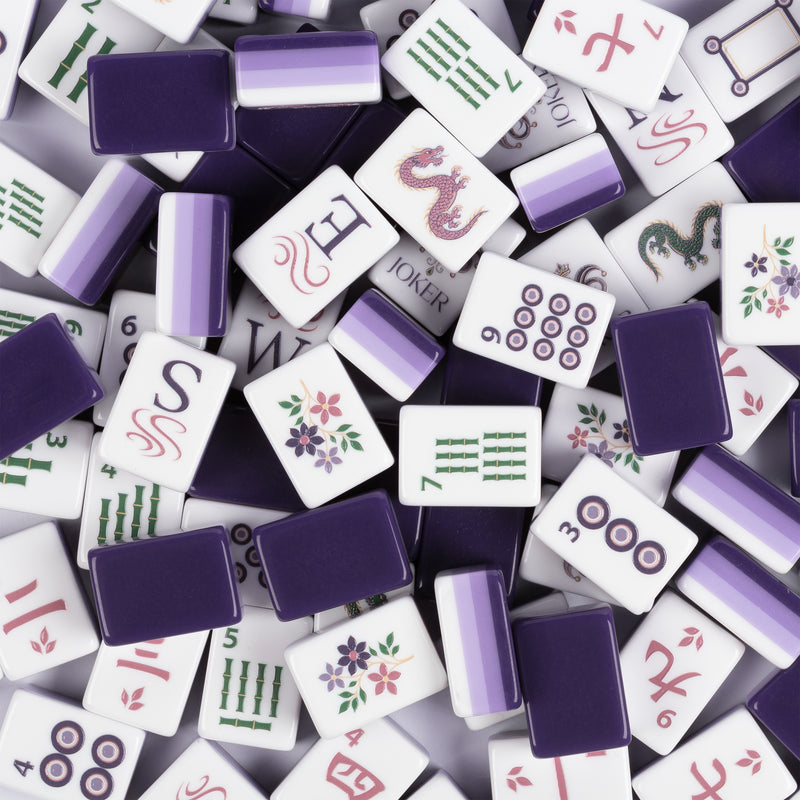 Purple Classic Collection American Mahjong Tile Set (160pc)