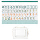 Aqua Blue Coastal Paradise Collection American Mahjong Tile Set (160pc)