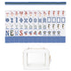 Sky Blue Coastal Paradise Collection American Mahjong Tile Set (160pc)