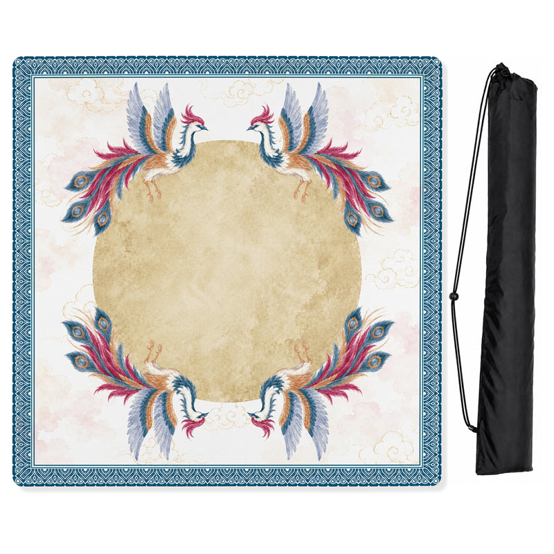MJTI Community Collection - Phoenix - Mahjong Mat for Table - Shipped Rolled
