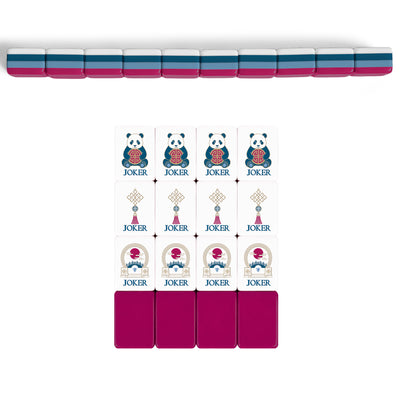 Pink MJTI Community Collection Limited Edition American Mahjong Tile Set Joker Expansion (12pc)