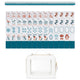 Teal Art Deco Collection American Mahjong Tile Set (160pc)