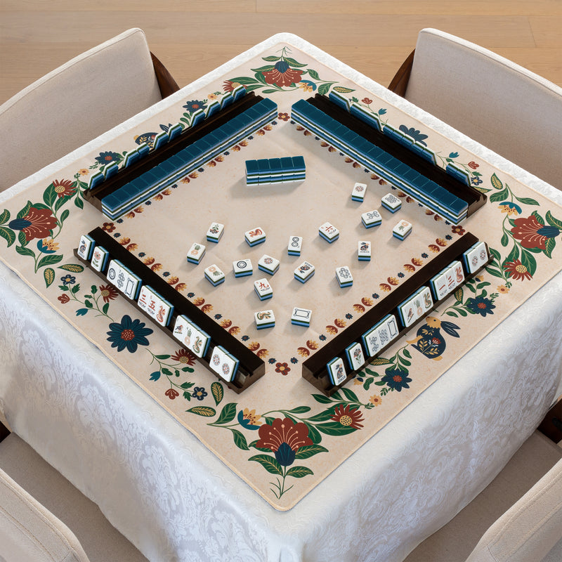 Navy Blue Folk Collection American Mahjong Tile Set (160pc)