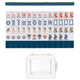 Navy Blue Folk Collection American Mahjong Tile Set (160pc)