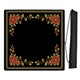 Floral Golden Pearl Collection Mahjong Mat for Table - Shipped Rolled