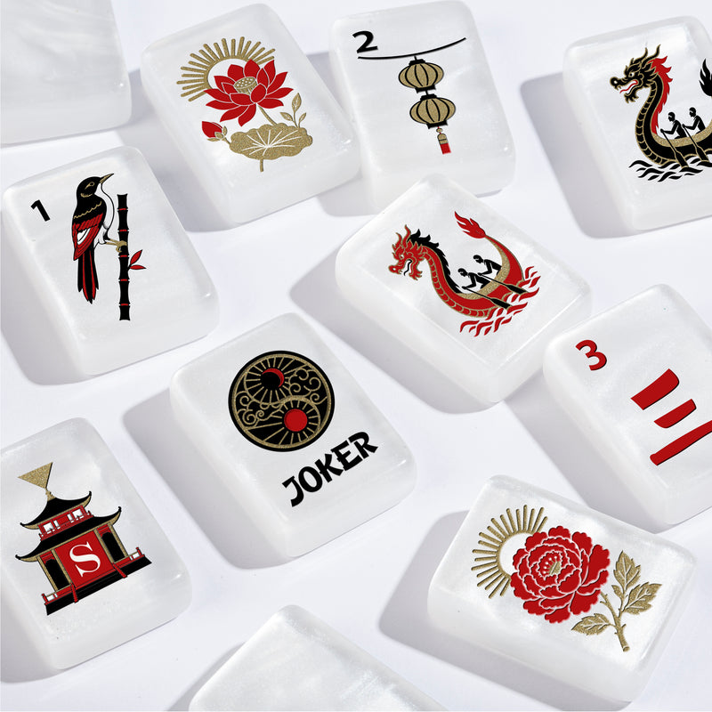 Golden Pearl Collection American Mahjong Tile Set (160pc)