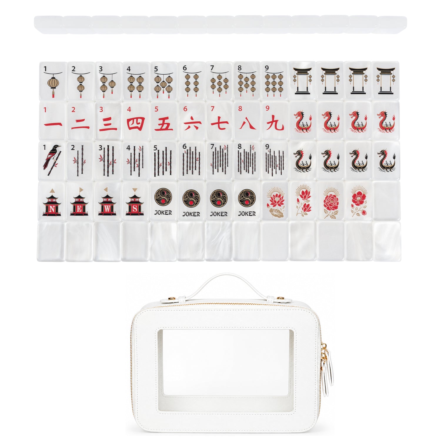 Golden Pearl Collection American Mahjong Tile Set (160pc)
