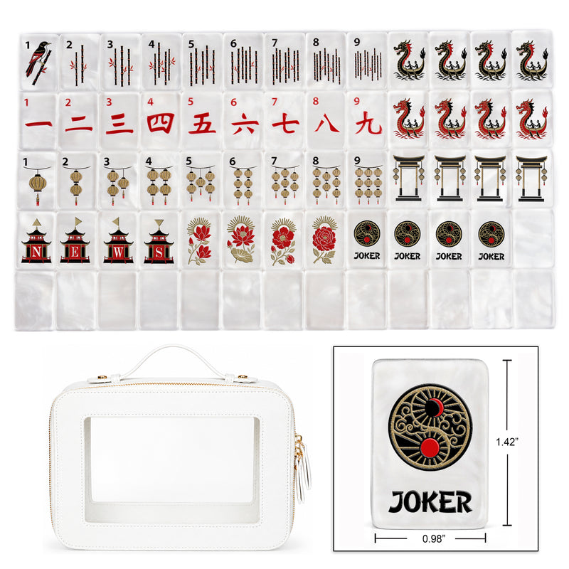 Golden Pearl Collection American Mahjong Tile Set (160pc)