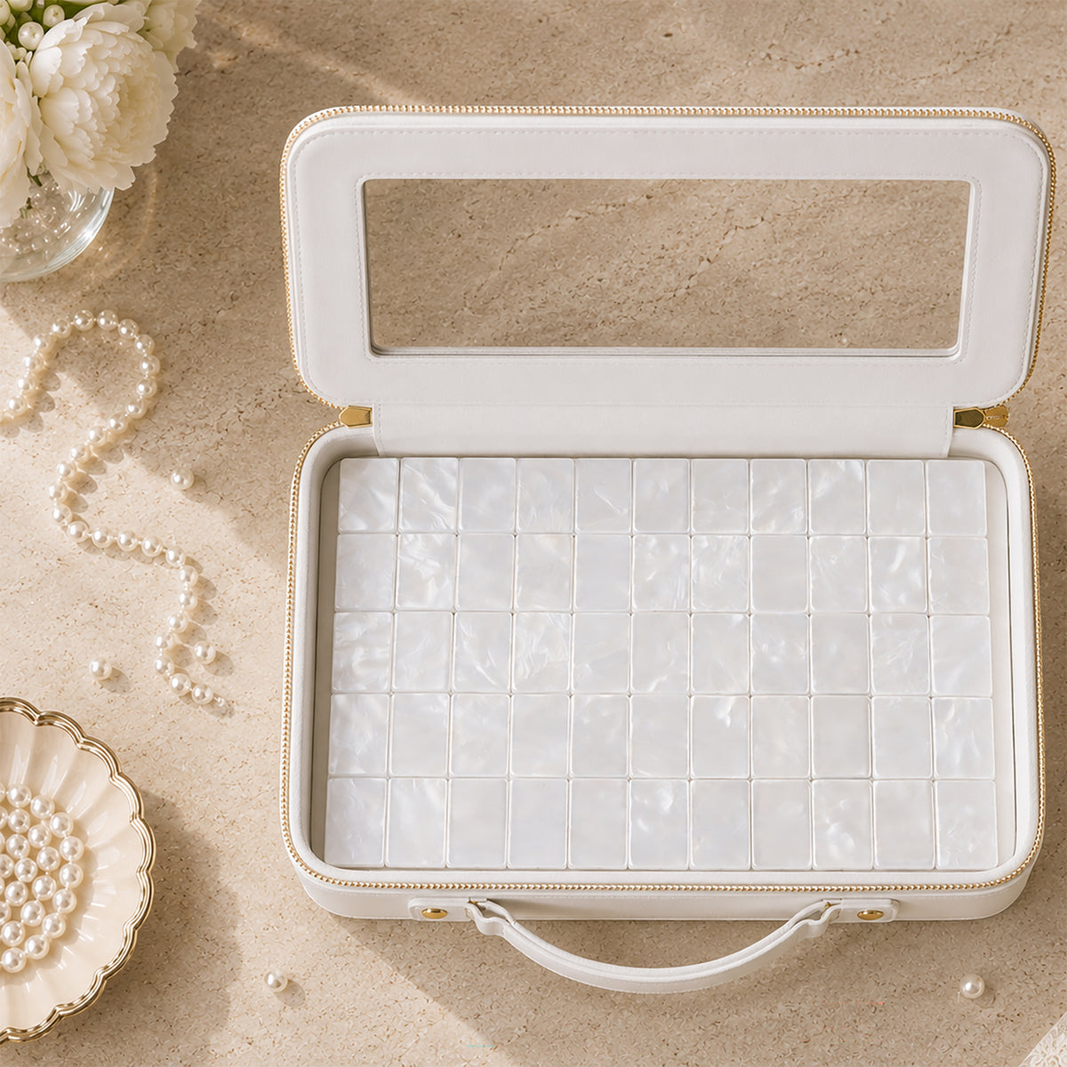 Judaica Pearl Collection American Mahjong Tile Set (160pc)