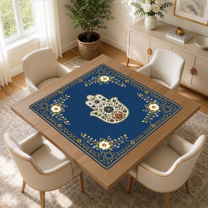 Judaica Pearl Collection - Mahjong Mat for Table - Shipped Rolled