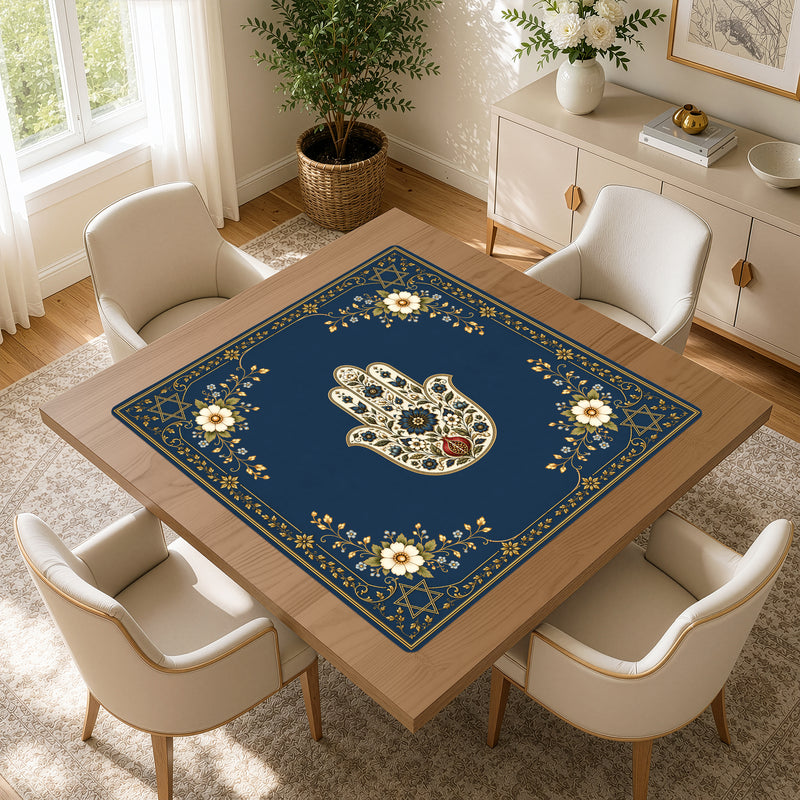 Judaica Pearl Collection - Mahjong Mat for Table - Shipped Rolled