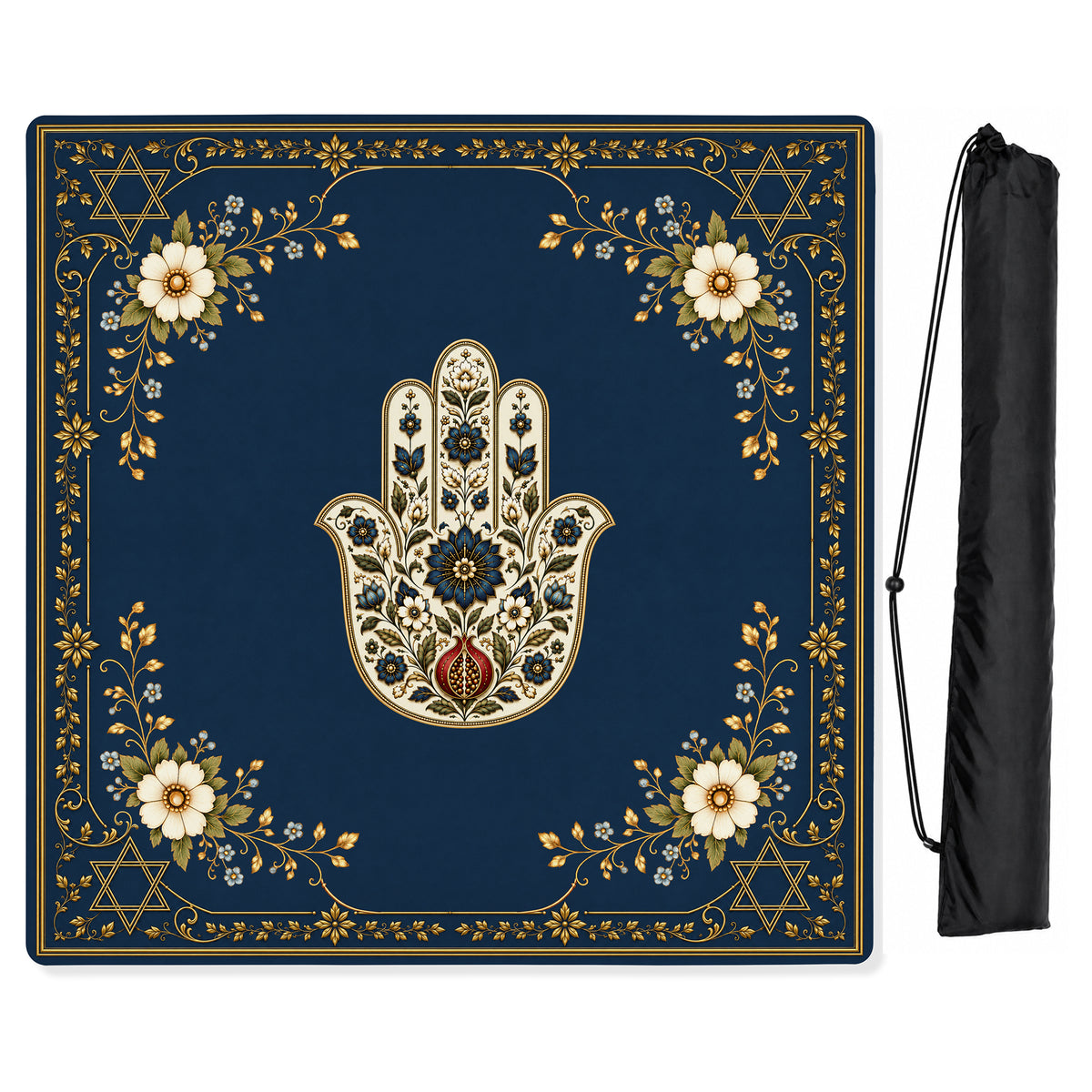 Judaica Pearl Collection - Mahjong Mat for Table - Shipped Rolled