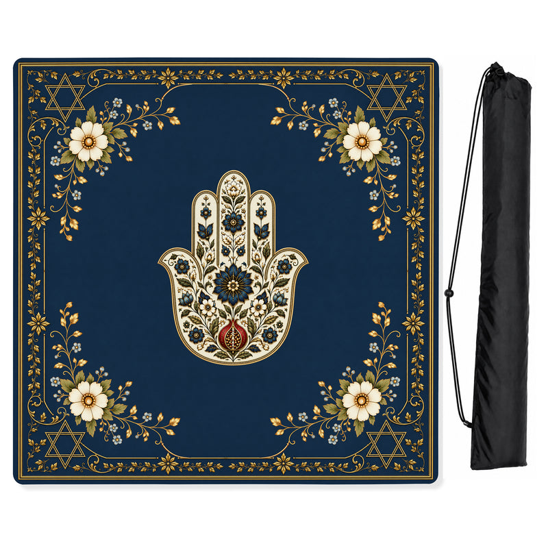 Judaica Pearl Collection - Mahjong Mat for Table - Shipped Rolled