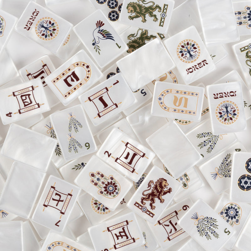 Judaica Pearl Collection American Mahjong Tile Set (160pc)