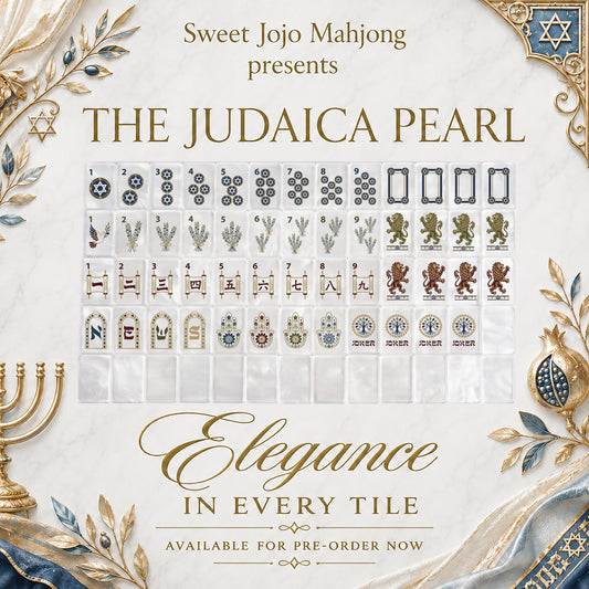 Judaica Pearl Collection American Mahjong Tile Set (160pc)