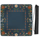Orange Folk Collection Mahjong Mat for Table - Shipped Rolled