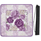 Peony Floral Garden Lavender Purple and Ivory Collection Mahjong Mat for Table - Shipped Rolled