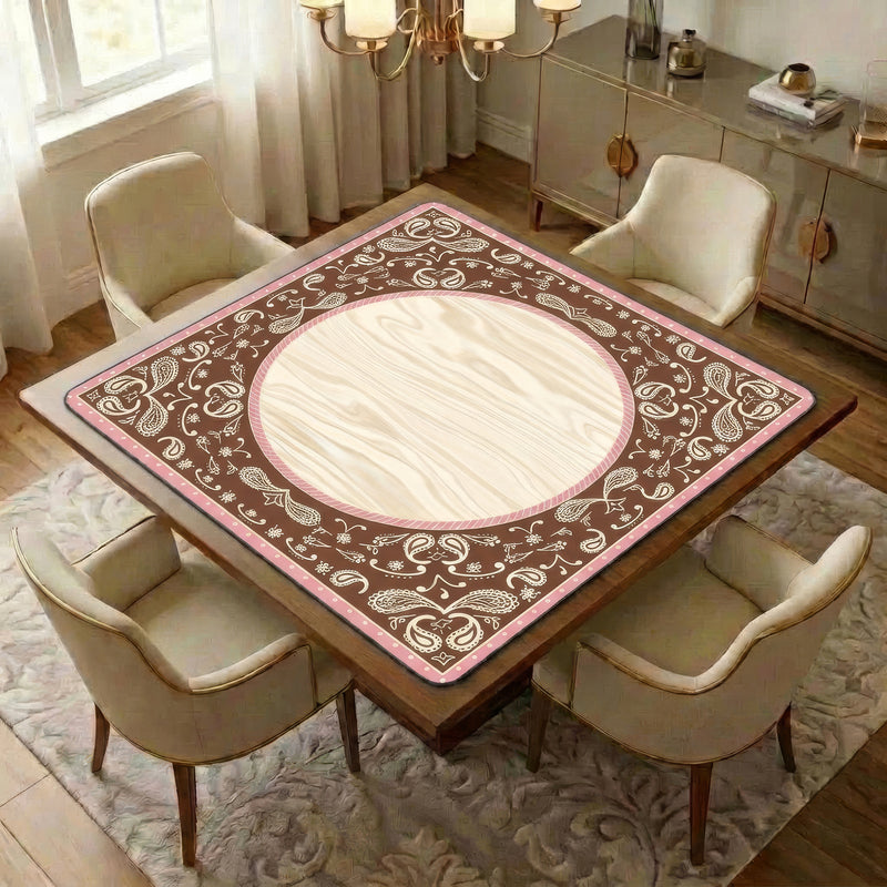 Boho Western Cowgirl Collection Mahjong Mat for Table - Shipped Rolled