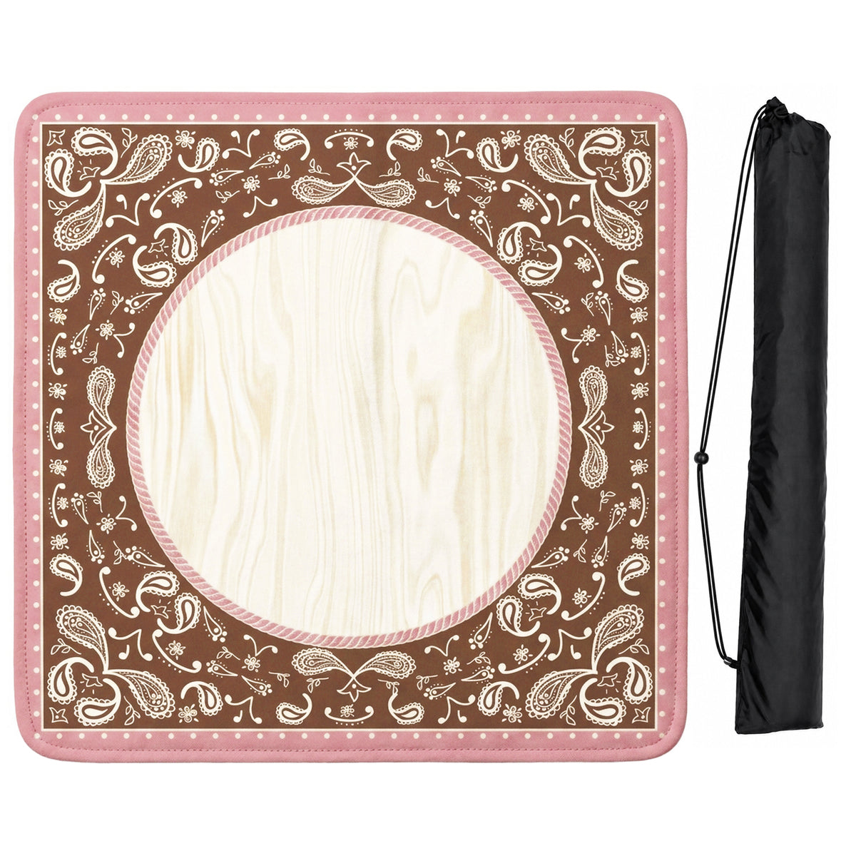 Boho Western Cowgirl Collection Mahjong Mat for Table - Shipped Rolled