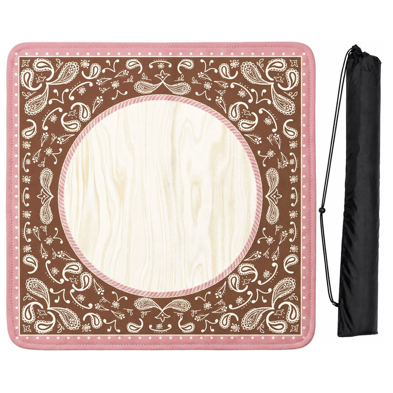 Boho Western Cowgirl Collection Mahjong Mat for Table - Shipped Rolled
