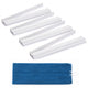 (20in.) White Wooden Mahjong Racks with Pushers & Travel Bag - Set of 4