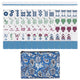 Blue Monkey Collection Melamine American Mahjong Tile Set (160pc)