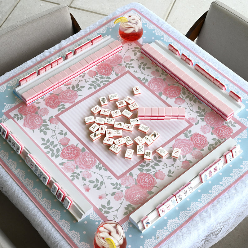 Pink Shabby Chic Collection American Mahjong Tile Set (160pc)