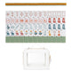 Sage Green Vintage Paradise Collection American Mahjong Tile Set (160pc) 1.24in. Layered Acrylic with White Faux Leather Travel Bag