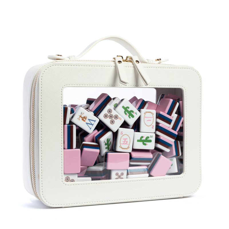 Pink Western Collection American Mahjong Tile Set (160pc)